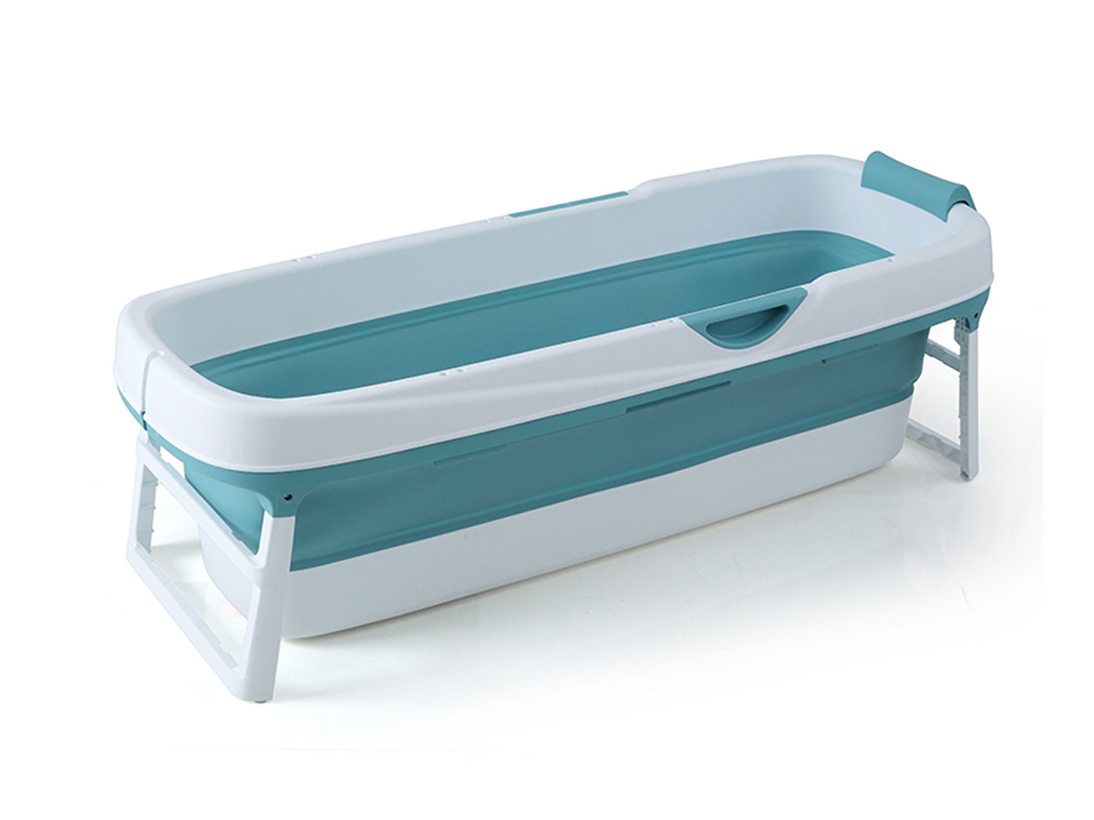 FlinQ Opvouwbaar ligbad - Blue/White