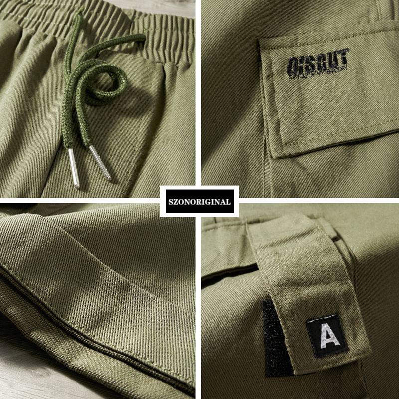 Redsinc - Mid Rise Plain Cargo Shorts
