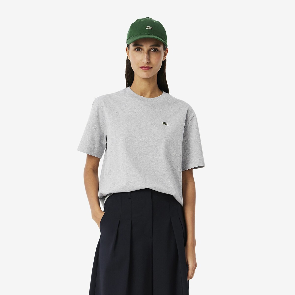 LACOSTE<br>Camiseta de gola redonda