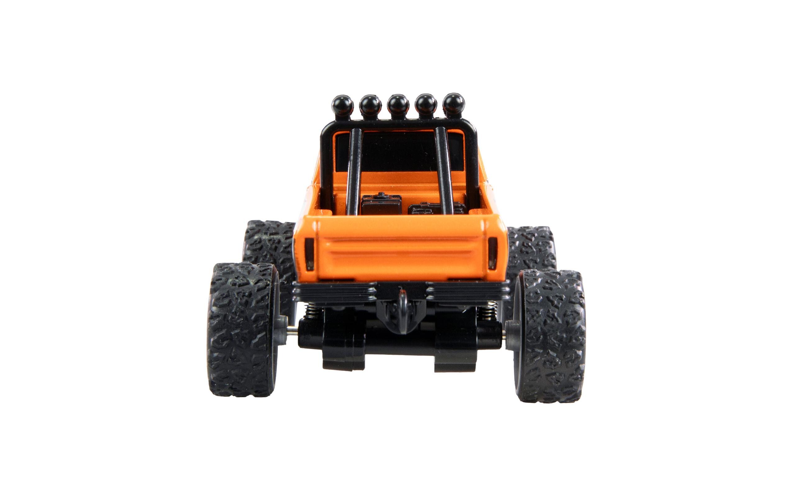 Monster Truck Die Cast 1:64 RTR, OrangeFerngesteuerte Monster Truck im Massstab 1:64