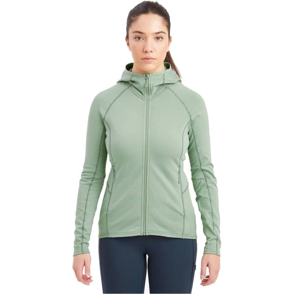 Veste polaire randonnée MONTANE W PROTIUM HOODIE PALE SAGE PALE SAGE