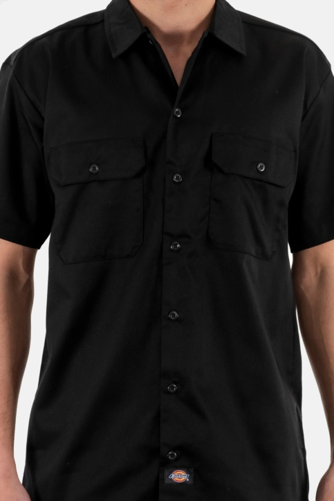 Chemise manches courtes dickies work rec blk1 black