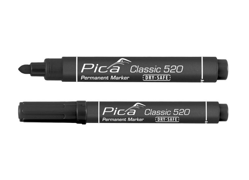 Pica 520/46 Permanent Marker 1-4mm rond zwart