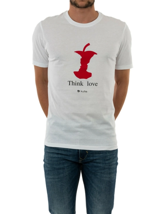 tee shirt kulte love blanc