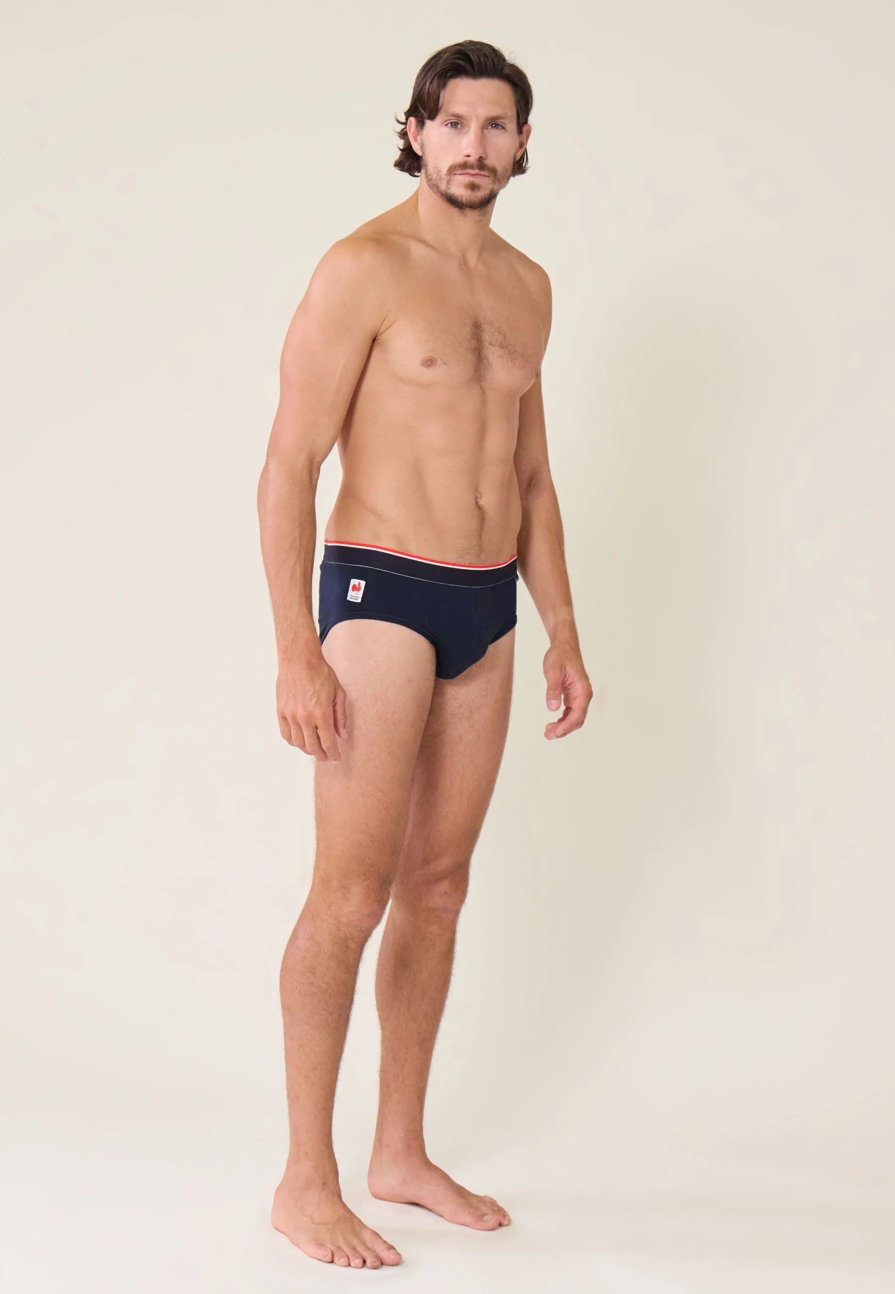 Slip en coton-Terrible Bleu Marine XV de France