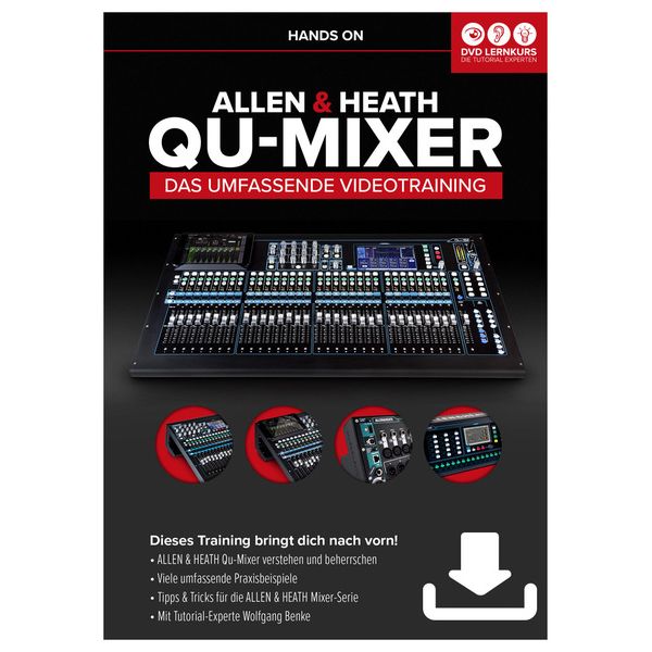 Allen & Heath Qu-24 Chrome Hands On Bundle