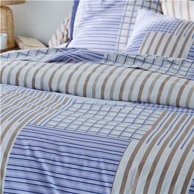 Linge de lit motif patchwork - BECQUET CRÉATION.