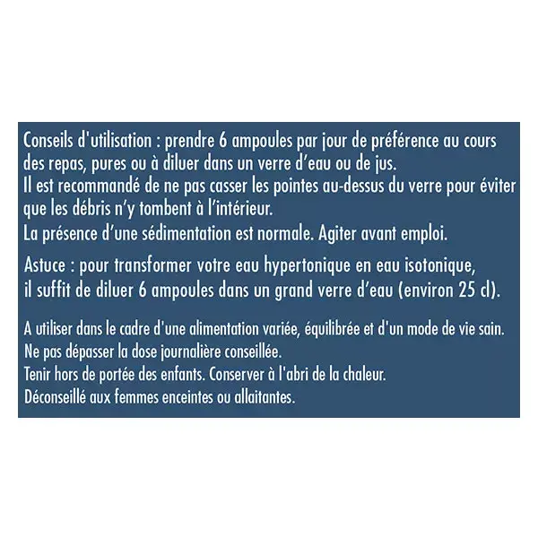 Nutrivie Eau Hypertonique Quinton Ampoules 10ml