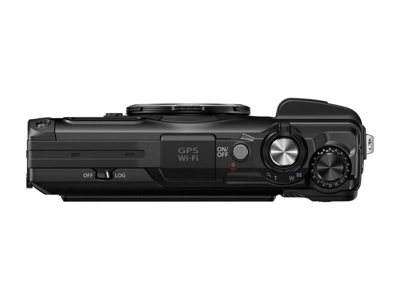 OM-System Fotokamera TG-7 Schwarz Entwickelt für Adrenalinjunkies, die schnelle Action unter extremen Bedingungen festhalten wollen