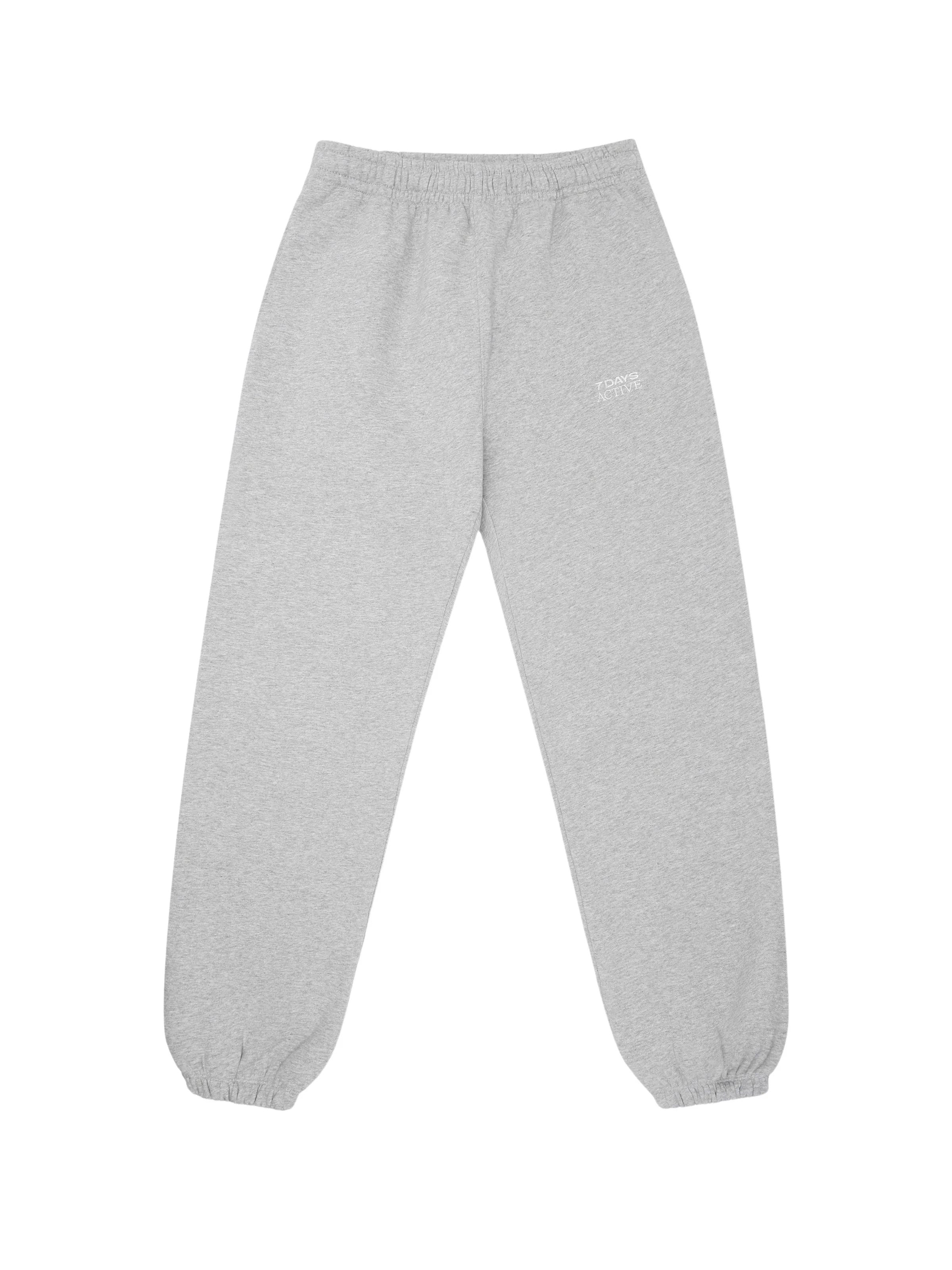 7 DAYS ACTIVE  Fitted Sweatpant - Heather Grey