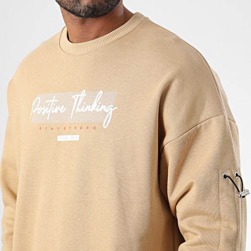 Sweat Crewneck 22-K076 Beige