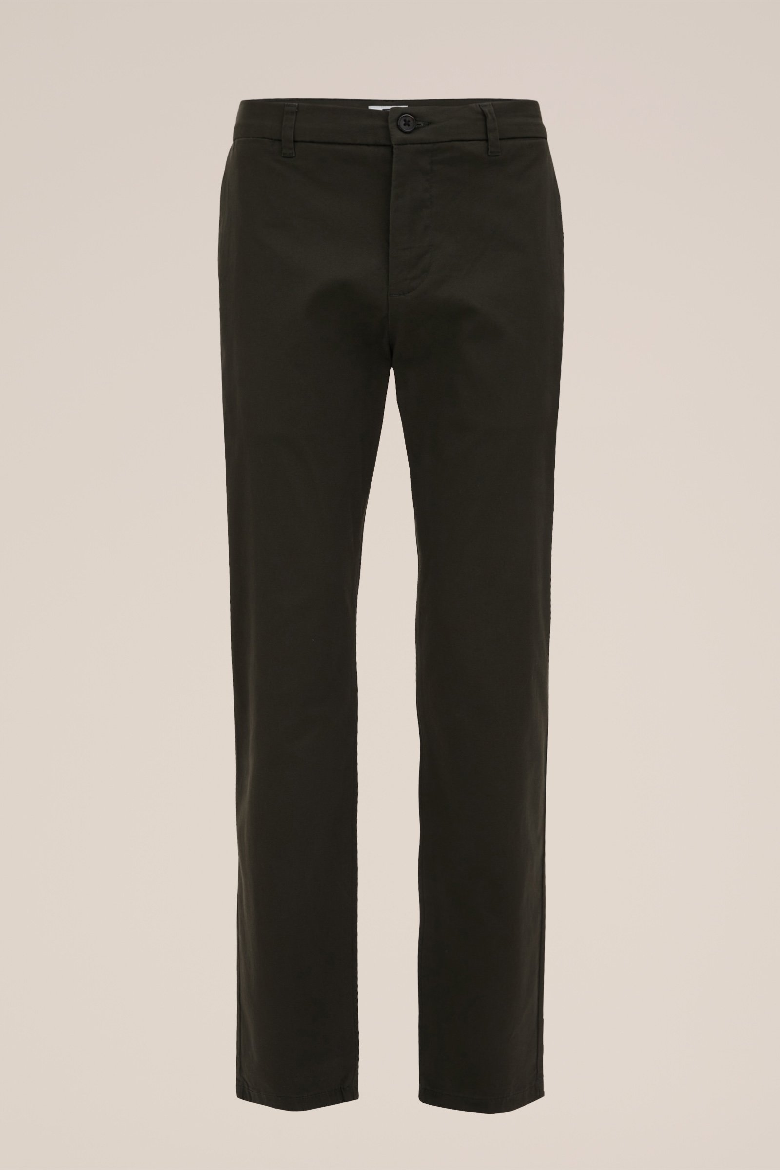 slim fit chino met stretch Fundamentals Legergroen