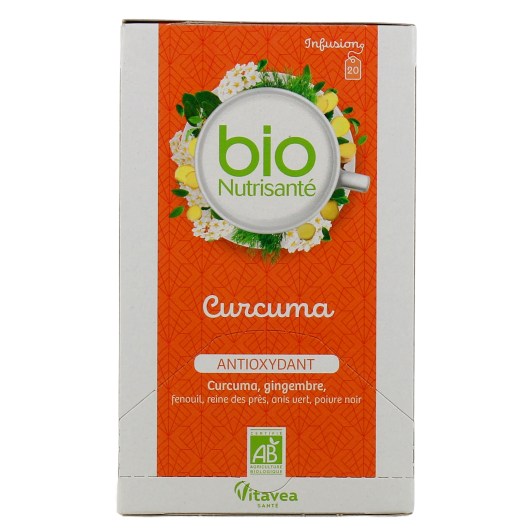 Nutrisanté infusion curcuma bio - Tisane antioxydante