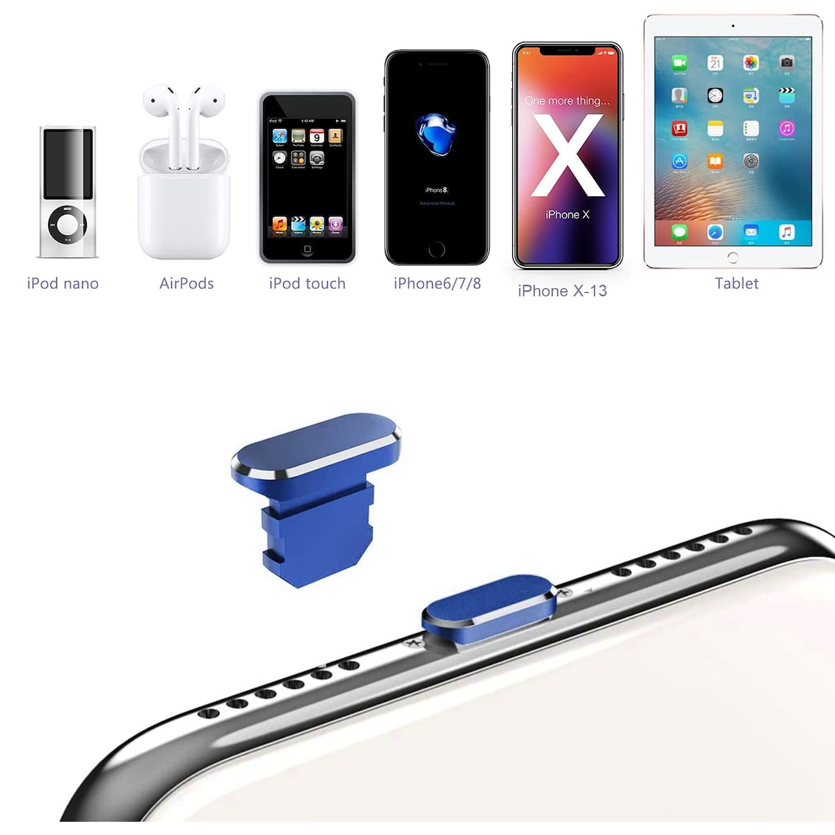 Beskyttelsesdeksel for iPhone Støvtett plugg
