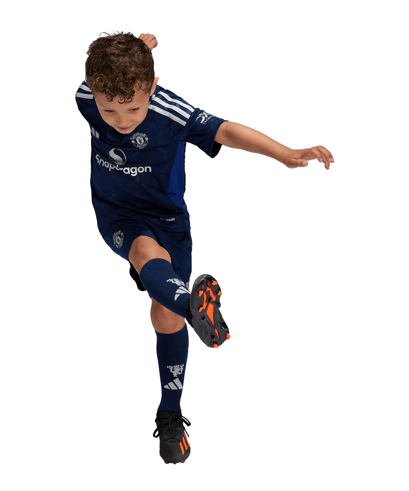 adidas Manchester United Minikit Away 2024/2025 Kids Blau