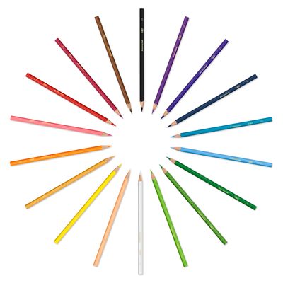 BIC Kids Aquacouleur - 18 Crayons de couleur aquarellables