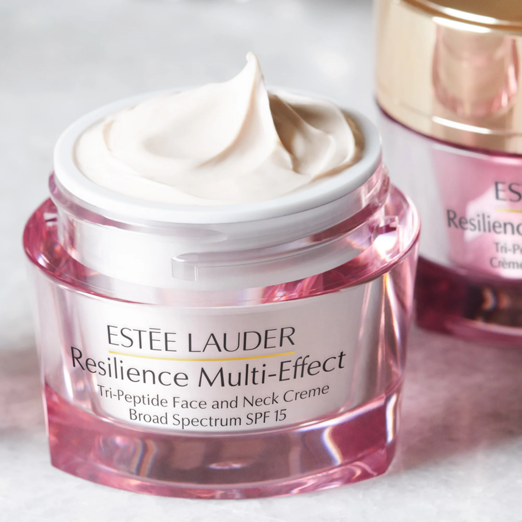 Resilience Lift Crème Tri-Peptide Visage et Cou - Peaux sèches |