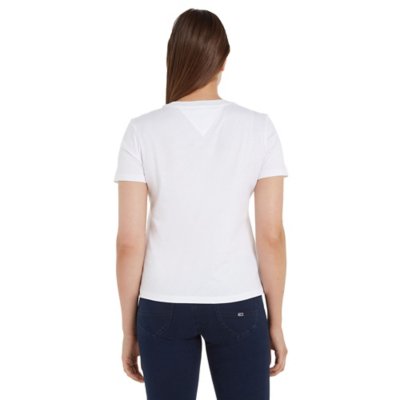 Tee-shirt à manches courtes femme Tjw Regular Jersey C Neck TOMMY HILFIGER