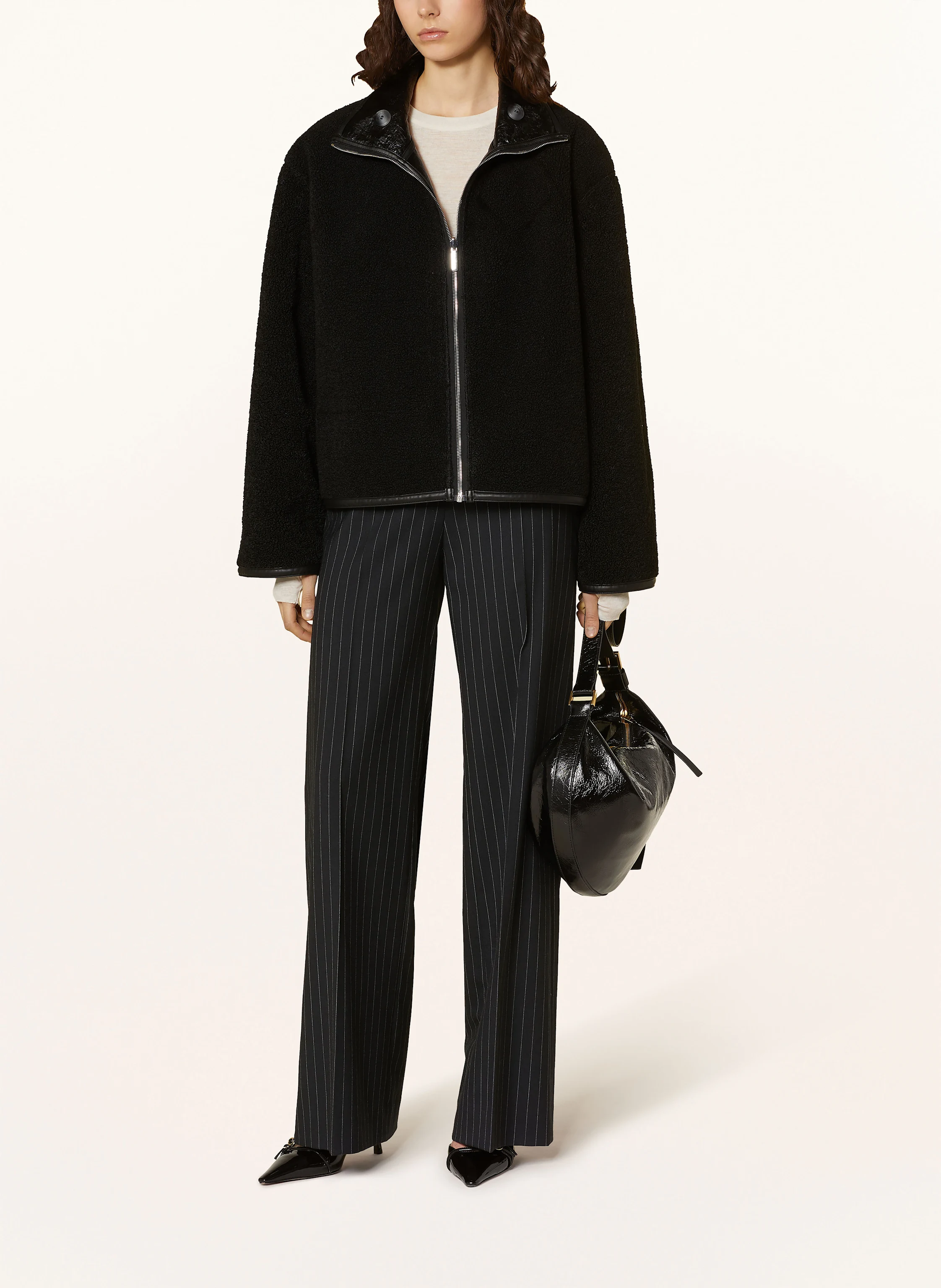 black palms Jacke in Lederoptik