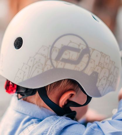 Scoot and Ride Fahrradhelm - Reflective Ash