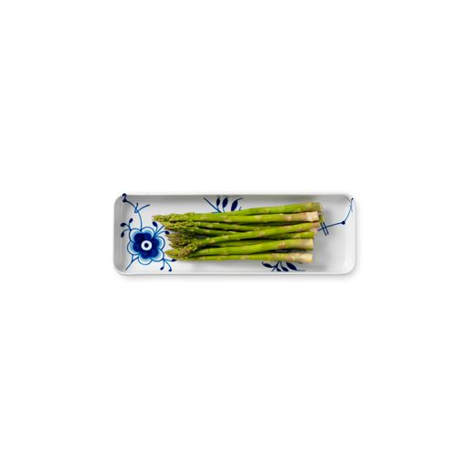 Royal Copenhagen Blå Mega Riflet Tapasfad, 12,5x36 cm