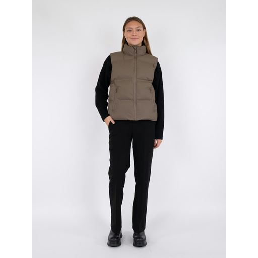 Neo Noir Annike C Puffer Vest, Dark Taupe, 40