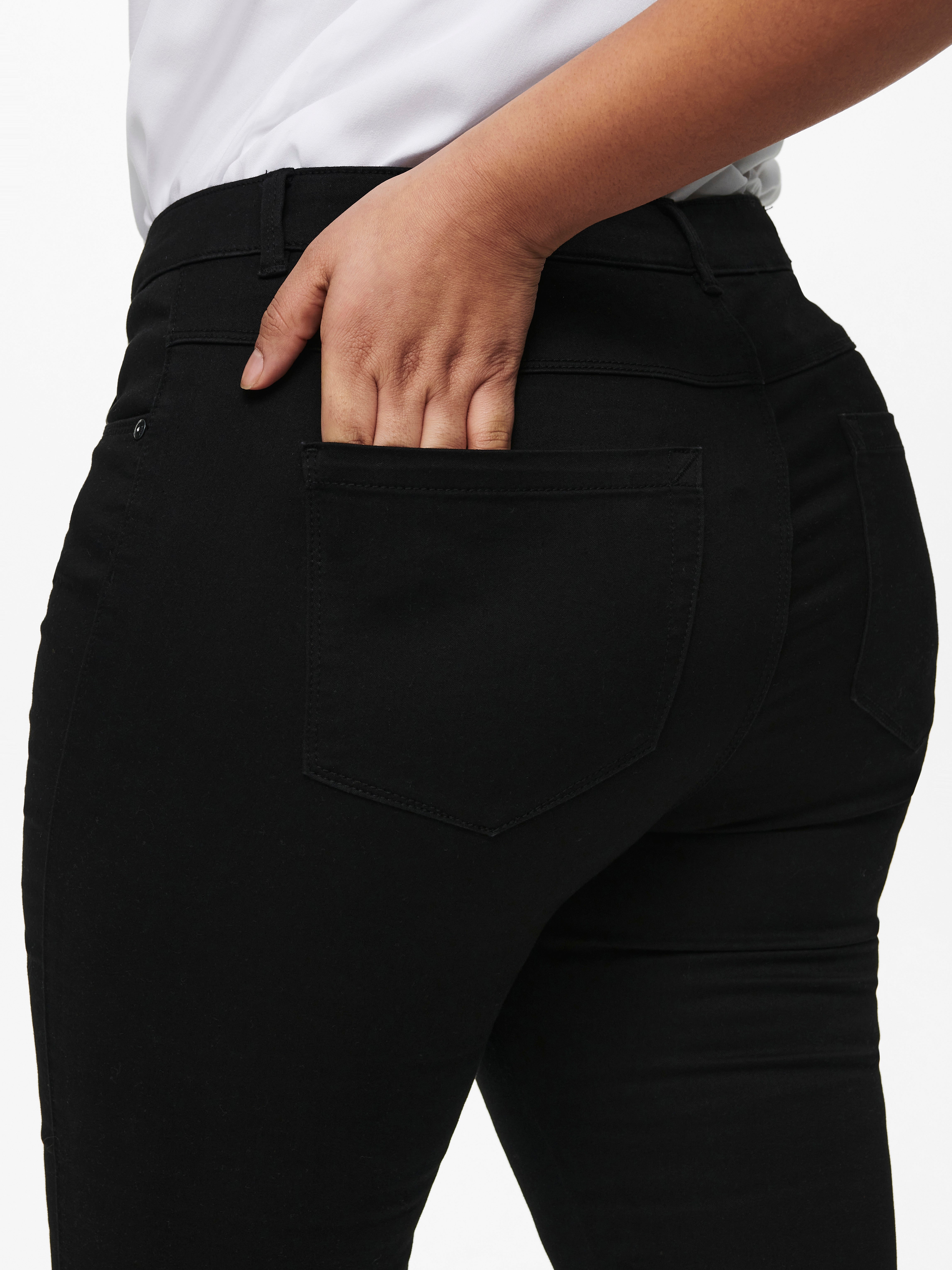CARAUGUSTA Hohe Taille Skinny Fit Jeans Black