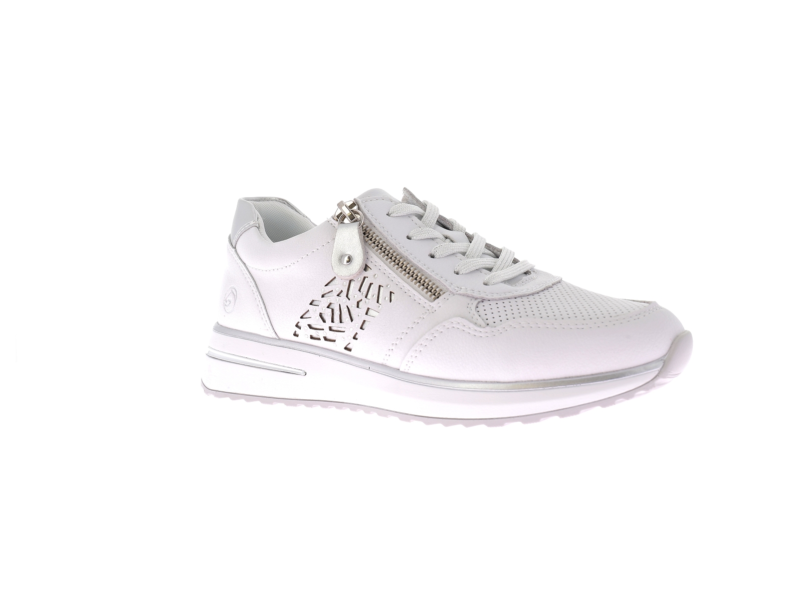 Remonte-D1G00 Cuir Blanc