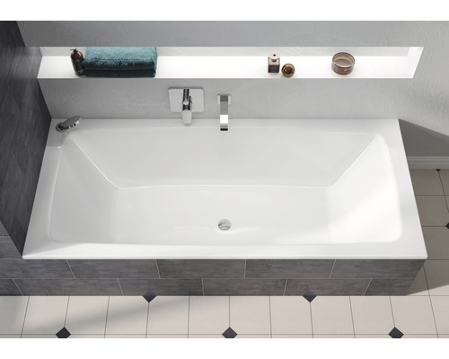 Kaldewei Cayono Duo 725 ligbad, 80 x 180 cm, alpinewit glanzend, 272500010001