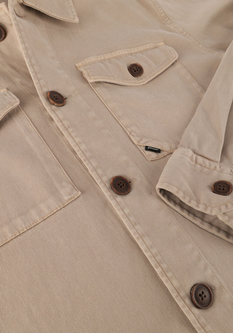 VANGUARD beige vanguard overshirt long sleeve shirt gold topaz shirtjacket