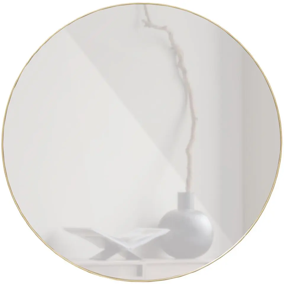 WOOOD Doutzen Spiegel - Metaal - Goud - 80x80x5
