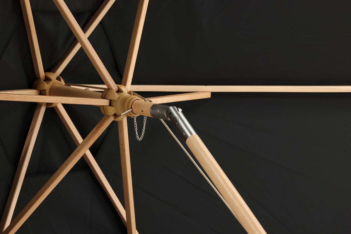 FjÃ´rd - Parasol Zwart 250cm - Tilt - Corypho