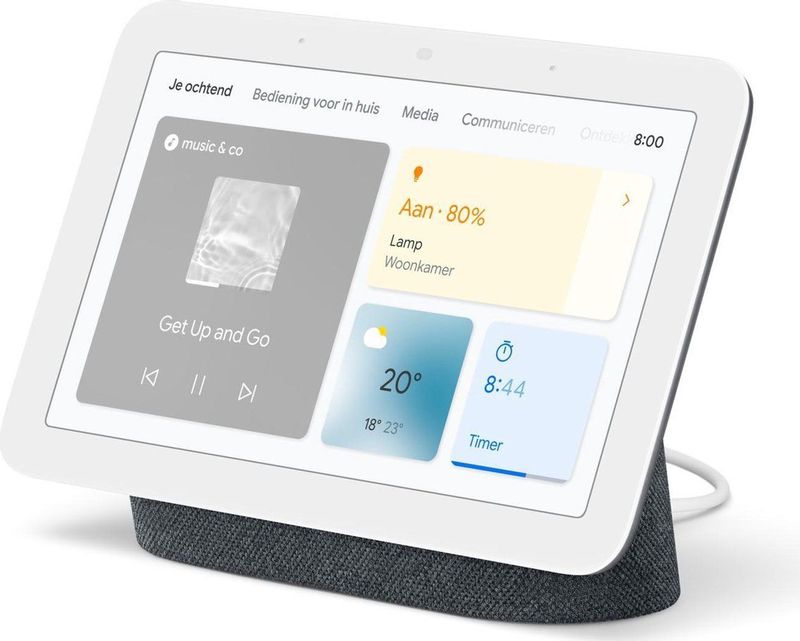 Google Nest Hub 2 Gen - Slimme Luidspreker - Zwart