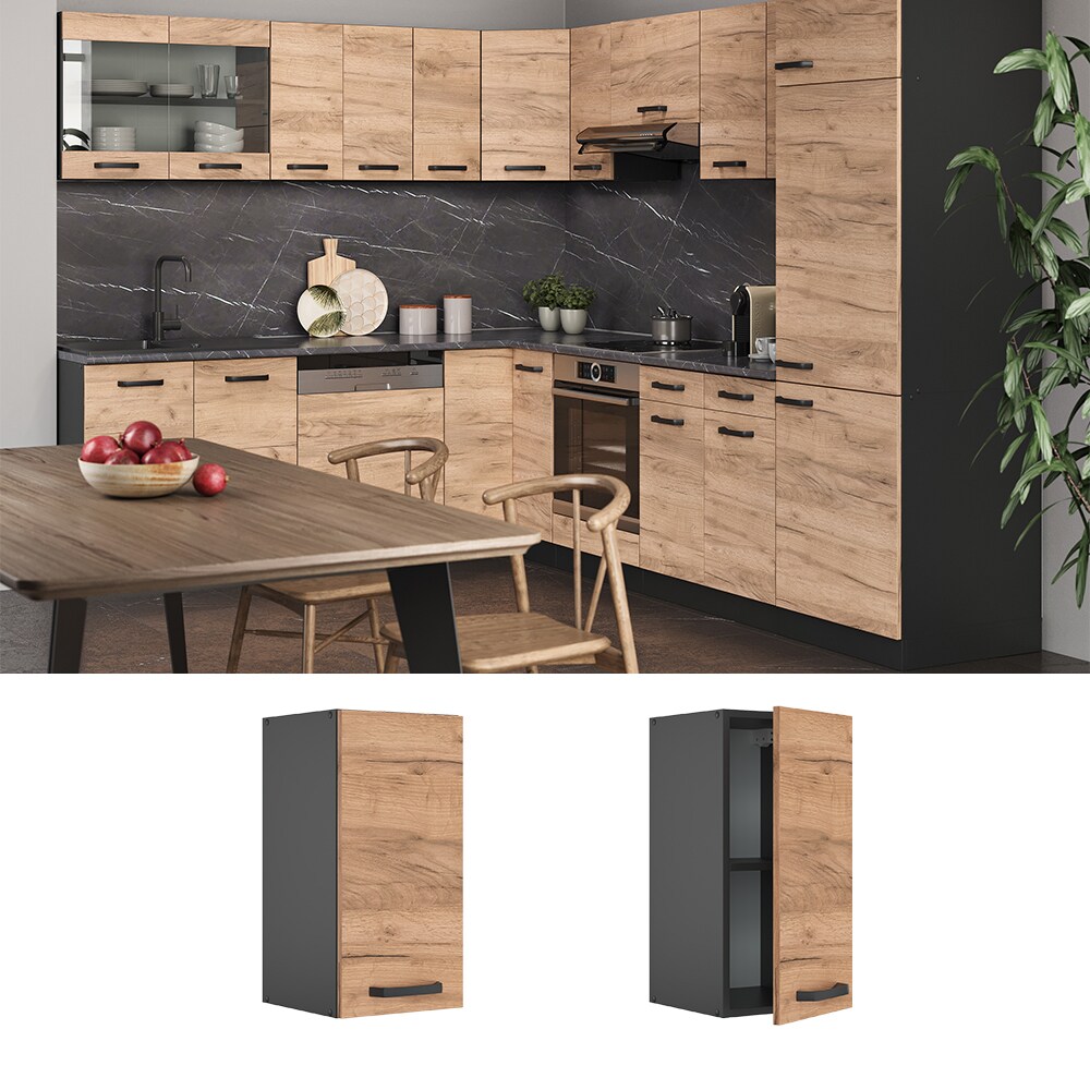 VICCO Küchenschrank Hängeschrank 30 cm R-Line Anthrazit