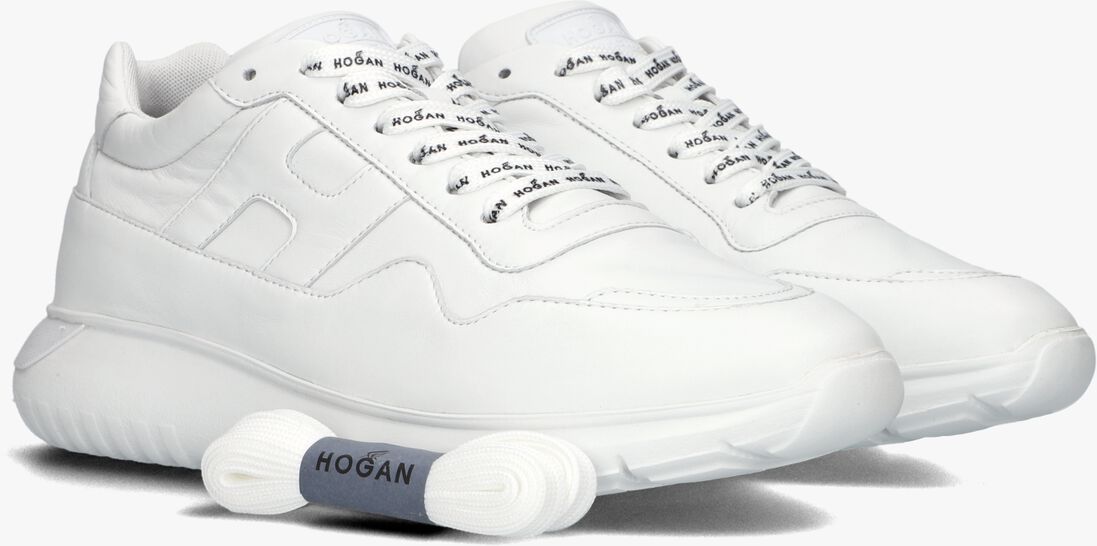 witte hogan lage sneakers interactive3 allacciato pelle