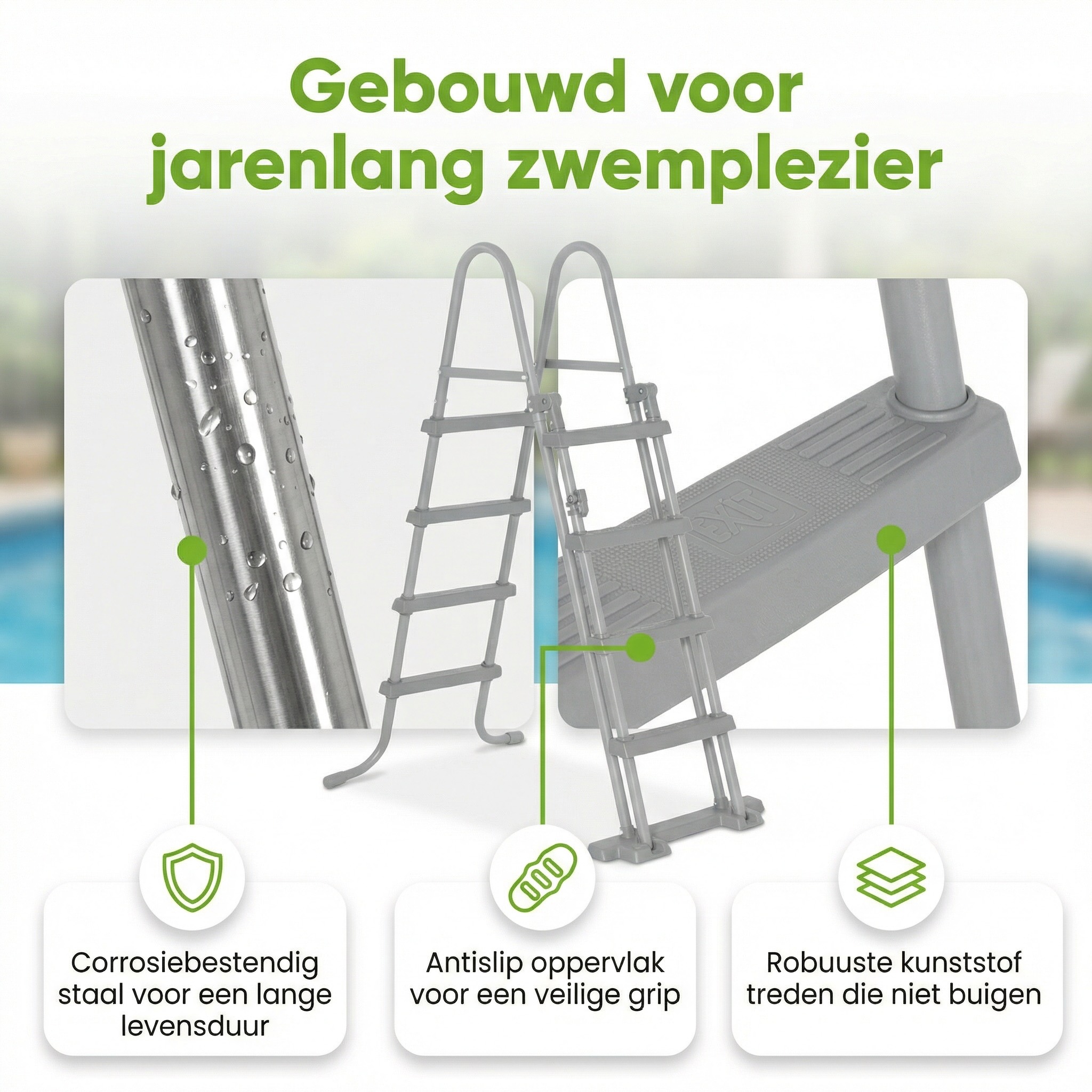 Bestway Flowclear zwembadtrap - 122 cm