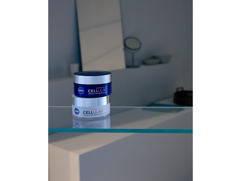 NIVEA Nachtcrème Cellular Expert Filler Anti-Age 50 ml Hochwirksame Anti-Age Nachtpflege