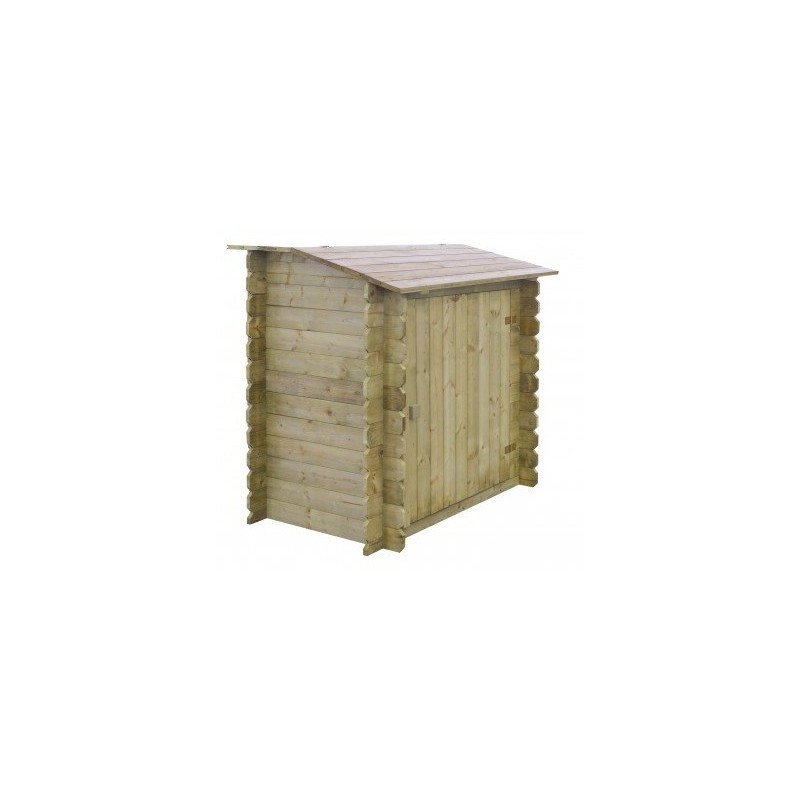 Piscine de jardin en bois - 12,20x6,20 x h.1,44 m - rectangulaire - coffre de filtration compris