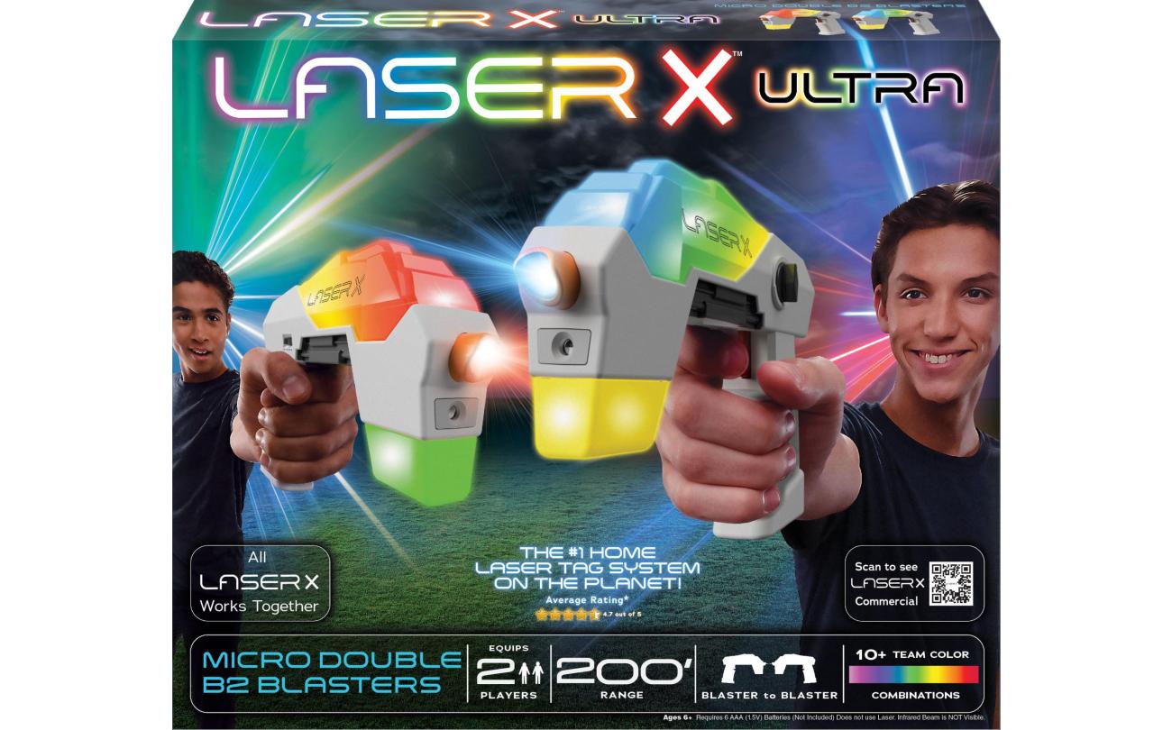 Laser X Ultra Micro Double B2 Blasters lasergunset 2 spelers