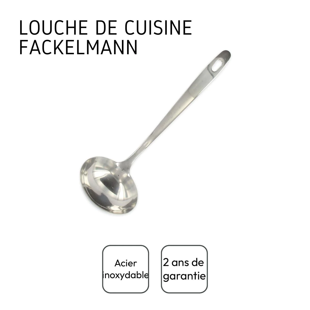 Louche de cuisine inox 28 cm Oxford Fackelmann