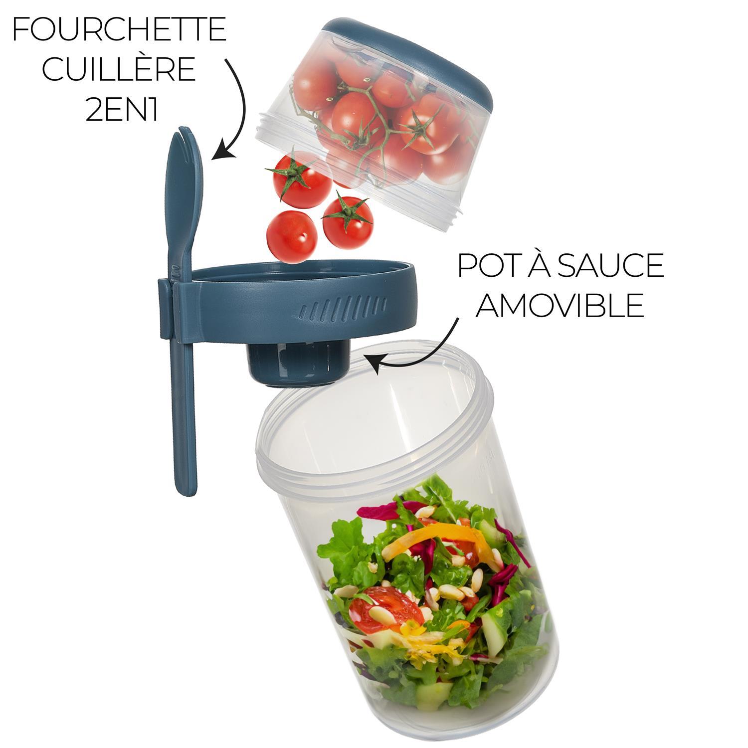 LUNCH BOX A POIGNEE 3 COMPARTIMENTS
