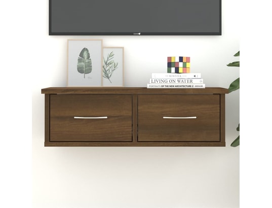 VIDAXL - Etagère Armoire murale chêne marron 60x26x18,5 cm bois d'ingénierie
