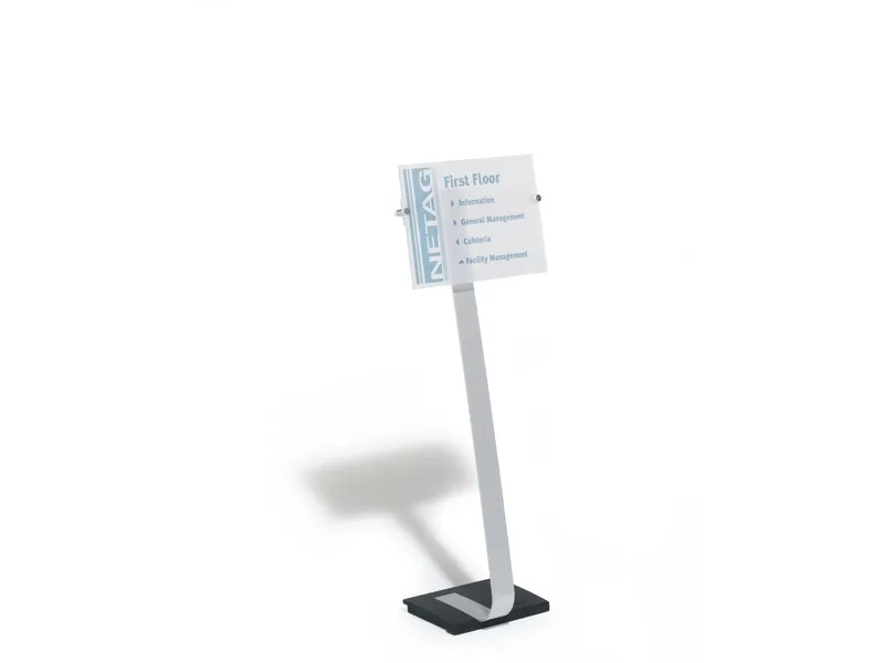 Gulvskilt Durable CRYSTAL SIGN STAND A3 Præsentationsstander