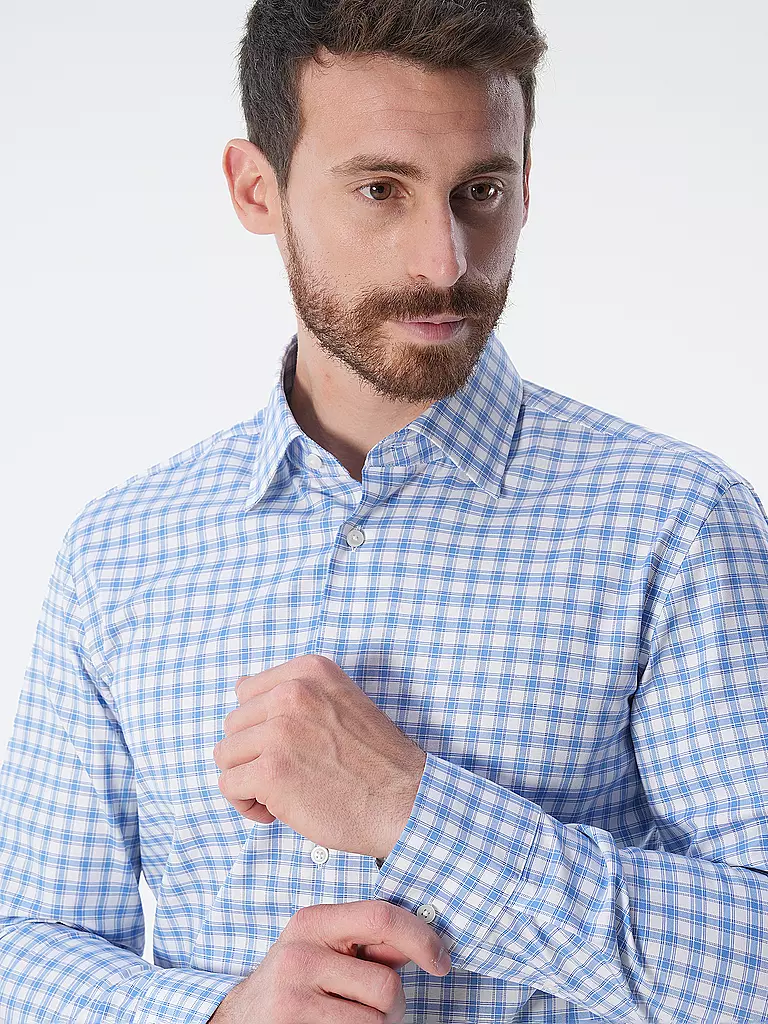 BOSS Hemd Slim Fit hellblau