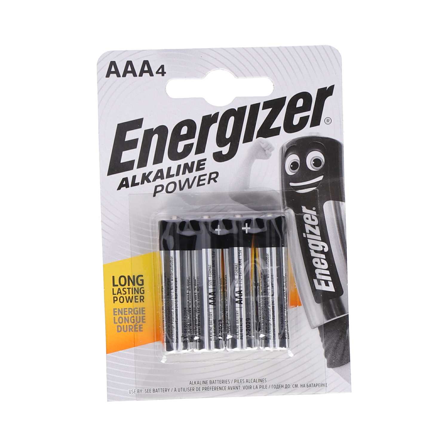 Energizer Alkaline Power Batterien LR03 AAA 4er