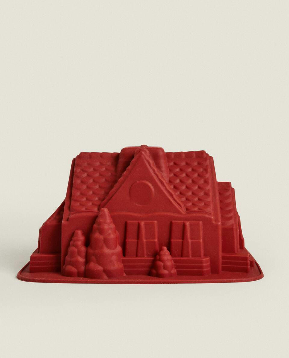 FORMA DE SILICONE PARA ASSAR CASINHA DE NATAL