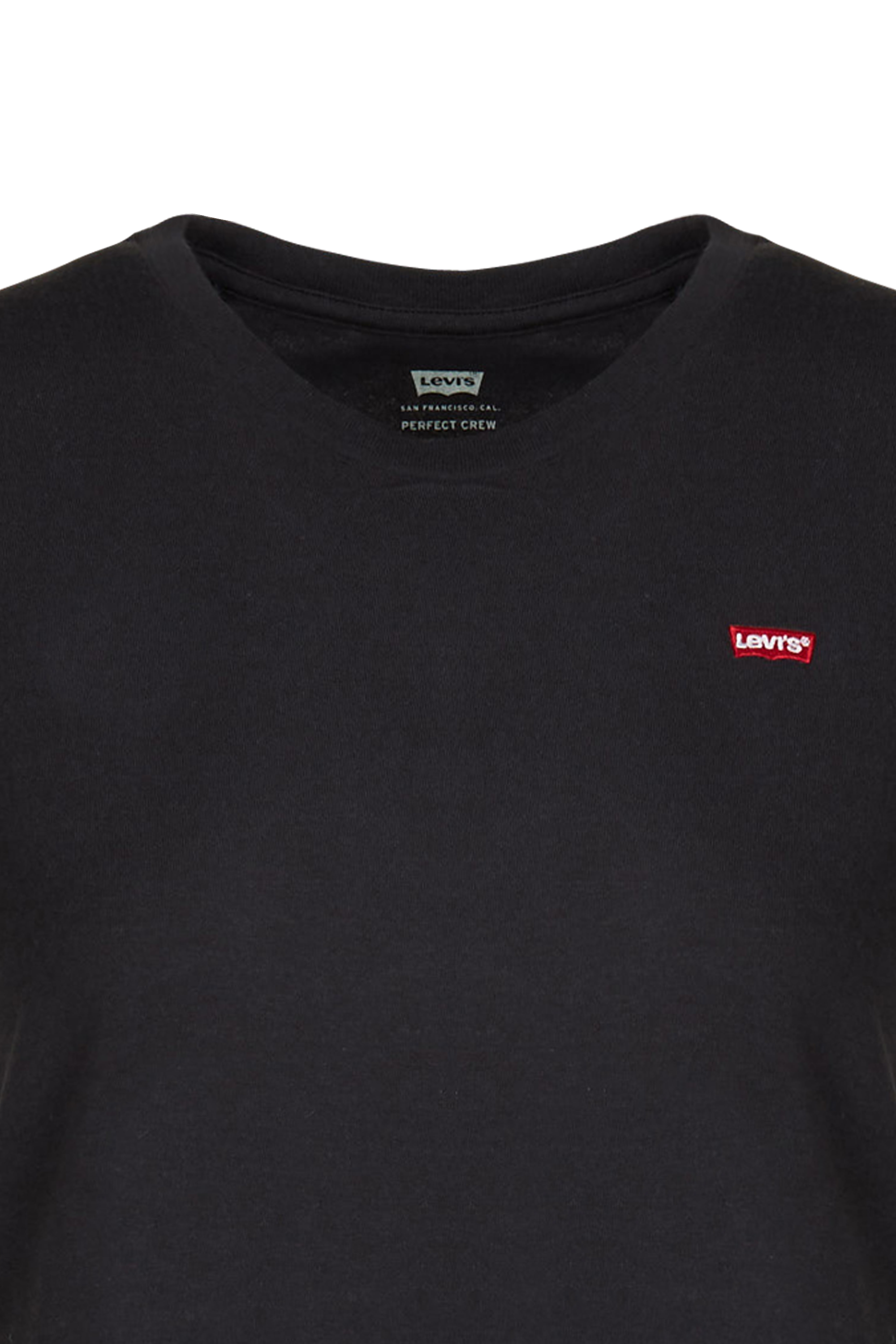 LEVI'S Tee-shirt col rond en coton PERFECT TEE Noir