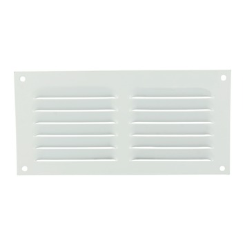 Renson Ventilatierooster Opbouw Aluminium Wit 200 x 100 mm