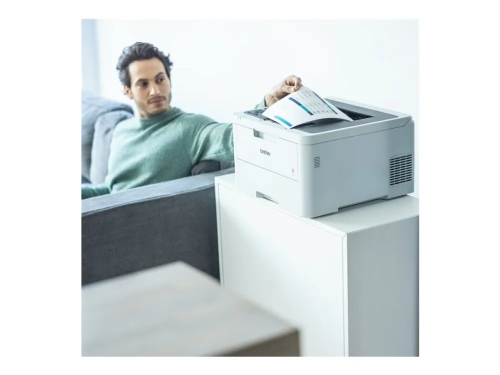 Brother HL-L3240CDW - Printer - farve - Duplex - LED - A4/Legal - 600 x 2400 dpi - op til 26 spm (mono) / op til 26 spm (farve) - kapacitet: 250 ark - USB 2.0, Wi-Fi(n), Gigabit LAN