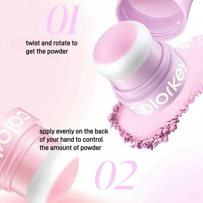 COLORKEY - Glinsterende blusher (01-03)